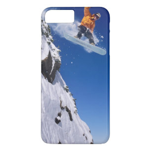 Capa Para iPhone Da Case-Mate Homem em uma prancha de neve saltando de uma corni