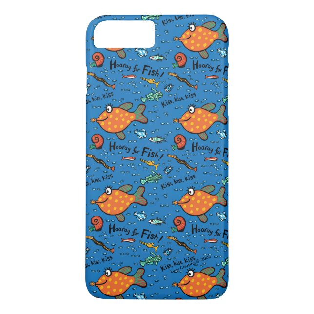 Capa Para iPhone, Case-Mate Hooray para o teste padrão dos peixes (Verso)