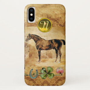 Capa Para iPhone Da Case-Mate HORSE INGLÊS,HORSESHOE,PAPEL DO MONograma