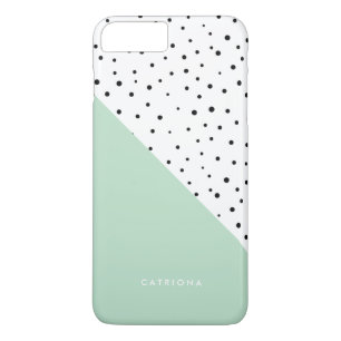 Capa Para iPhone Da Case-Mate Hortelã Abtract do teste padrão de bolinhas