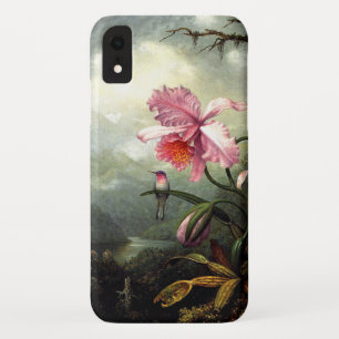 Capa Para iPhone Da Case-Mate Hummingbird e Orchid, trabalho de arte botânico