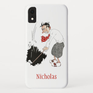 Capa Para iPhone XR Humor Esportivo de Golfe Vintage, Golfeiro Engraça