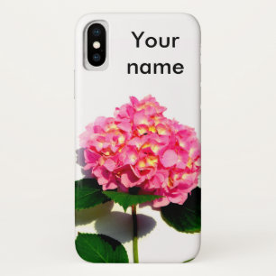 Capa Para iPhone Da Case-Mate Hydrangea rosa, floral romântico