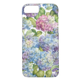 Capa iPhone 8/7 Hydrangeas na flor