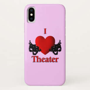 Capa Para iPhone X I Heart Theater