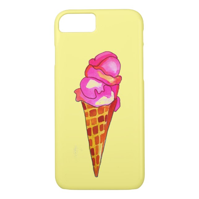 Capa Para iPhone, Case-Mate icecream gelato comida (Verso)