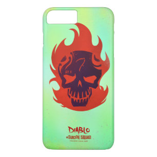Capa Para iPhone Da Case-Mate Ícone principal do pelotão   Diablo do suicídio