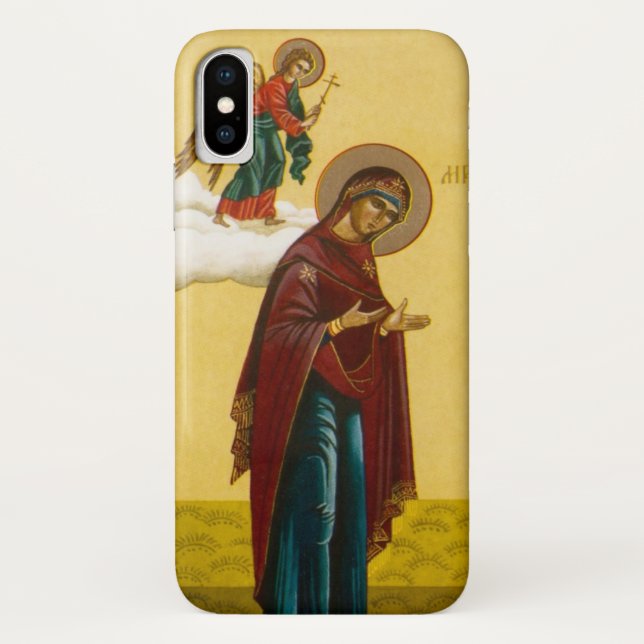 Capa Para iPhone, Case-Mate Ícone russo da Virgem Maria (Verso)