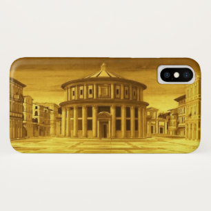 Capa Para iPhone X IDEAL CITY Renaissance Architect, Dourado Amarelo