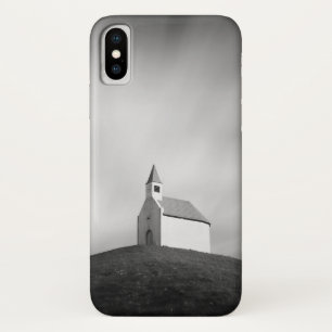 Capa Para iPhone Da Case-Mate Igreja em um monte em preto e branco