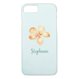 Capa Para iPhone Da Case-Mate Ilha Plumeria Watercolor