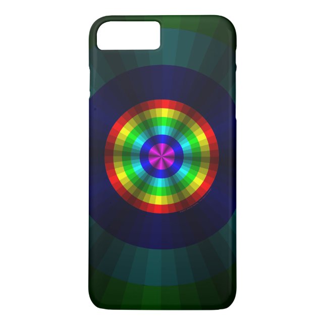 Capa Para iPhone, Case-Mate Ilusões Ópticas Mala do Arco-Íris (Verso)