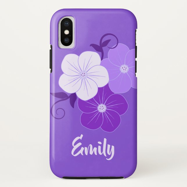 Capa Para iPhone, Case-Mate Ilustração Bonito Floral (Verso)