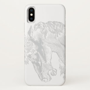Capa Para iPhone Da Case-Mate Ilustração de cavalo Vintage equestre elegante