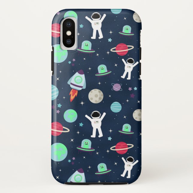 Capa Para iPhone, Case-Mate Ilustração de padrão de espaço (Verso)