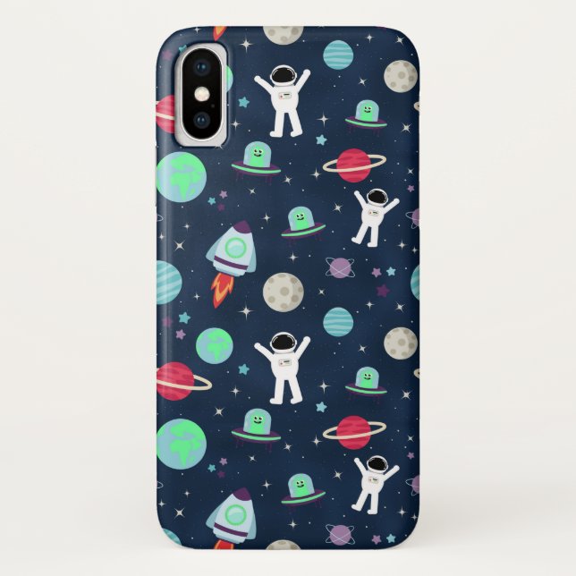 Capa Para iPhone, Case-Mate ilustração de padrão espacial (Verso)