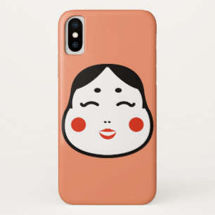 Capa Para iPhone Da Case-Mate ilustração japonesa da cara do okame dos desenho