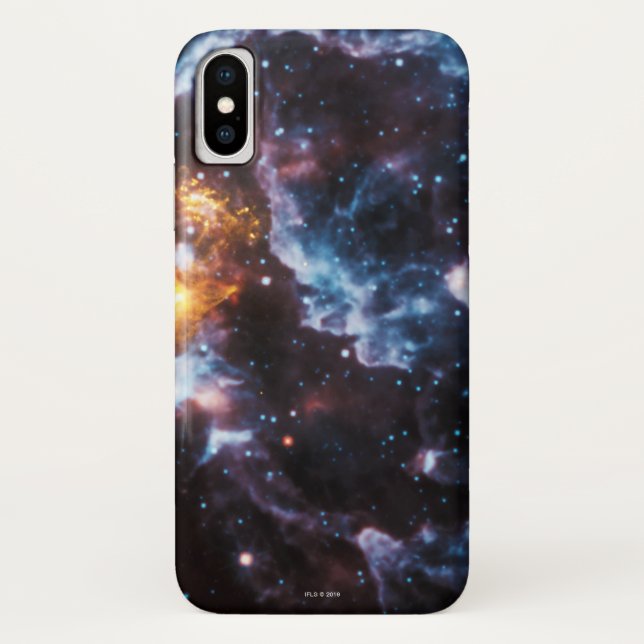 Capa Para iPhone, Case-Mate Imagem da galáxia da estrela de nêutron do pulsar (Verso)