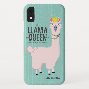 Capa Para iPhone Da Case-Mate Imagem da Rainha Funny Llama