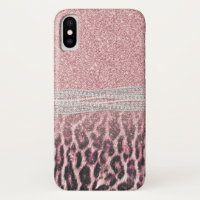 Imagem Luminosa Cinzenta Cor-de-Rosa com Leopardo 