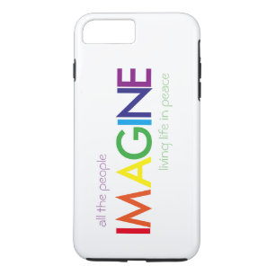 Capa iPhone 8 Plus/7 Plus Imagine o caso resistente positivo do iPhone 7