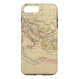 Capa iPhone 8 Plus/7 Plus Império romano sob Constantim e Trajan