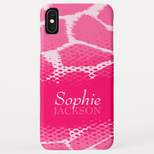 Capa Para iPhone XS Max Impressão animal gráfico cor-de-rosa
