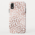 Capa Para iPhone Da Case-Mate Impressão Animal Leopard Cheetah, Rosa Chic<br><div class="desc">Este design elegante e chic é perfeito para a moderna moda. Ele apresenta uma impressão falsa rosa dourada desenhada à mão de leopardo/chita safari em um simples fundo branco. É bonito, fofo e moda! ***NOTA DE DESIGN IMPORTANTE: Para qualquer solicitação de design personalizada, como solicitações de correspondência de produtos, alterações...</div>