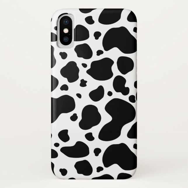 Capa Para iPhone, Case-Mate Impressão animal preto e branco do teste padrão (Verso)
