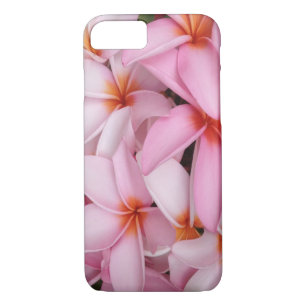 Capa iPhone 8/7 Impressão cor-de-rosa de Havaí do Plumeria