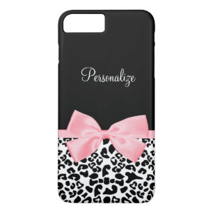 Capa iPhone 8 Plus/7 Plus Impressão cor-de-rosa verdadeiro chique do