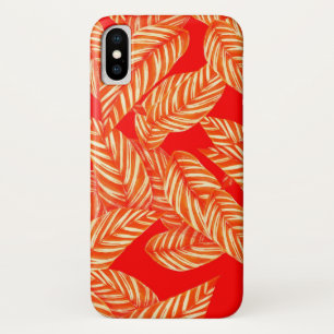Capa Para iPhone Da Case-Mate Impressão de Botânica de Folha Vermelha