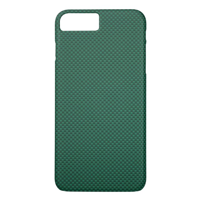 Capa Para iPhone, Case-Mate Impressão de fibra de carbono verde lacrimogêneo (Verso)
