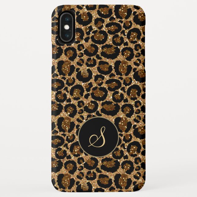 Capa Para iPhone, Case-Mate Impressão de leopardo com brilhos (Verso)
