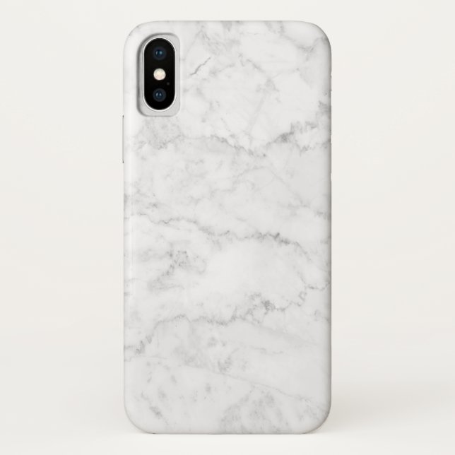 Capa Para iPhone, Case-Mate Impressão de Mármore Branco (Verso)