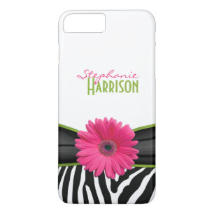 Capa Para iPhone Da Case-Mate Impressão de Zebra Verde Cor-de-Rosa Personalizada