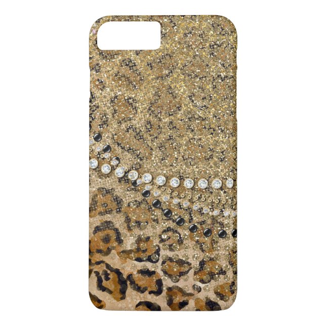 Capa Para iPhone, Case-Mate Impressão Dourada natural do Leopardo - Olhar bril (Verso)
