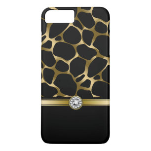 Capa Para iPhone Da Case-Mate Impressão em animais leopardo preto e Dourado