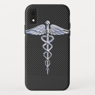 Capa Para iPhone Da Case-Mate Impressão médico da fibra do carbono do símbolo
