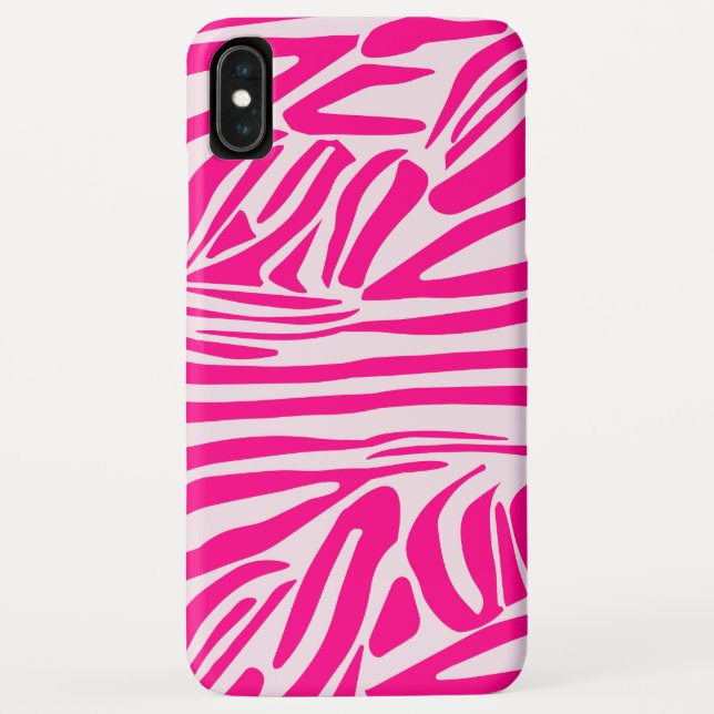 Capa Para iPhone, Case-Mate Impressão zebra rosa (Verso)