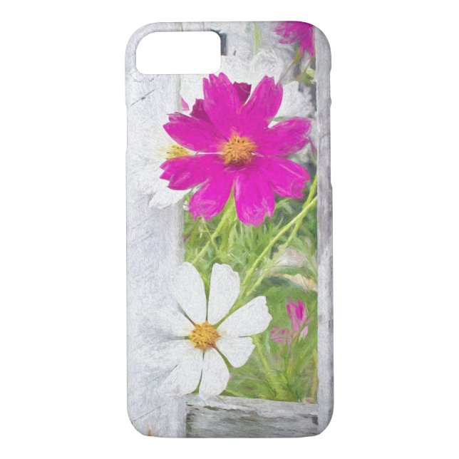 Capa Para iPhone, Case-Mate impressionismo do Cosmos Garden (Verso)