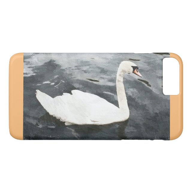 Capa Para iPhone, Case-Mate Impressionista Swan (Verso (Horizontal))