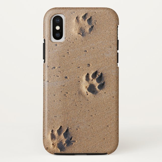 Capa Para iPhone, Case-Mate Impressões de pata de animais na areia (Verso)