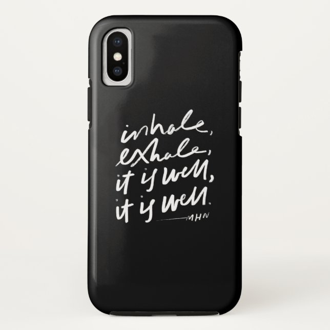 Capa Para iPhone, Case-Mate Inalar, Exalar, está bem, está bem (Verso)