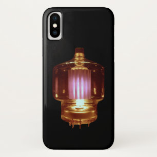 Capa Para iPhone X Incandescer transmite o tubo de vácuo