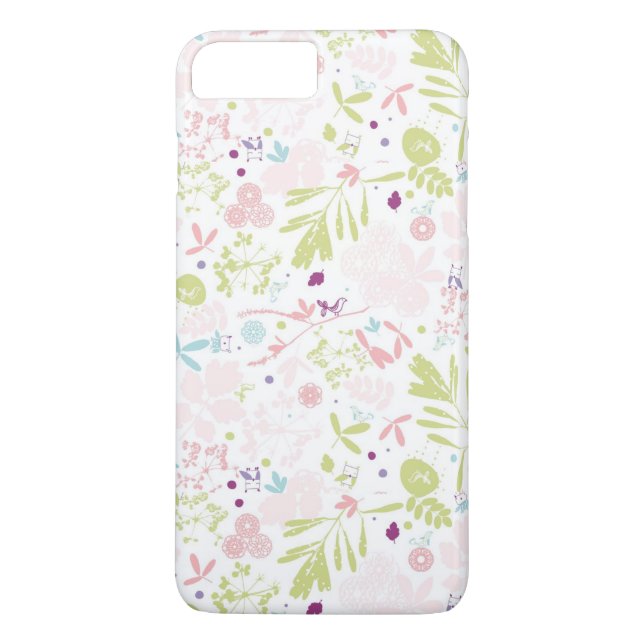 Capa Para iPhone, Case-Mate indicação do teste padrão floral (Verso)