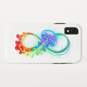 Capa Para iPhone Da Case-Mate Infinidade com água-vivas do Arco-Íris