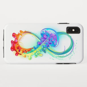 Capa Para iPhone Da Case-Mate Infinidade com água-vivas do Arco-Íris