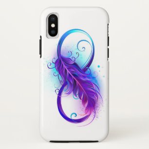 Capa Para iPhone Da Case-Mate Infinidade com pena roxa