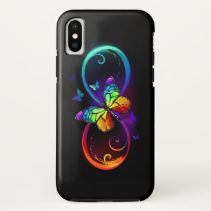 Capa Para iPhone Da Case-Mate Infinidade vibrante com borboleta arco-íris em pr